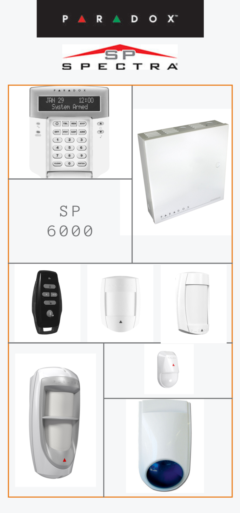 Paradox SP 6K Kit - Safeguard Security Services