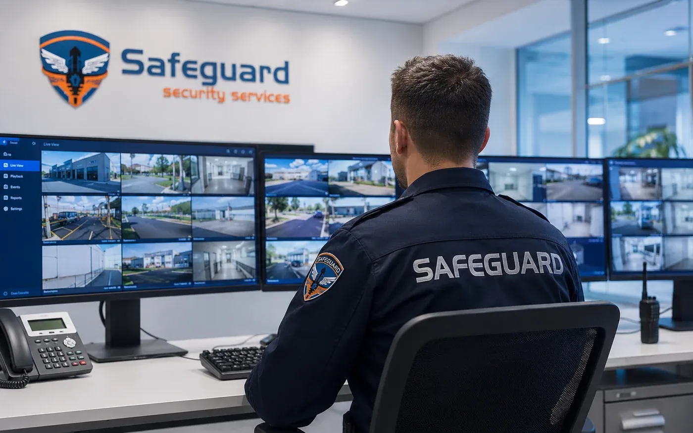 Security monitoring and alarm response operations
